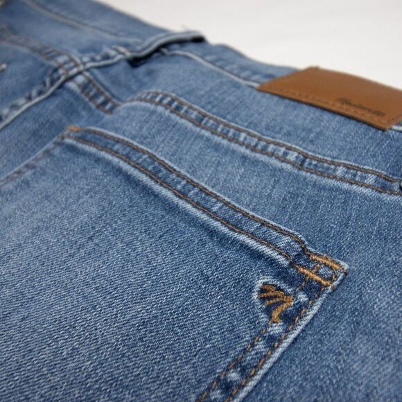 NEW Madewell Skinny Mid-rise ripped Jeans Frankie was, 27P - Picture 15 of 16
